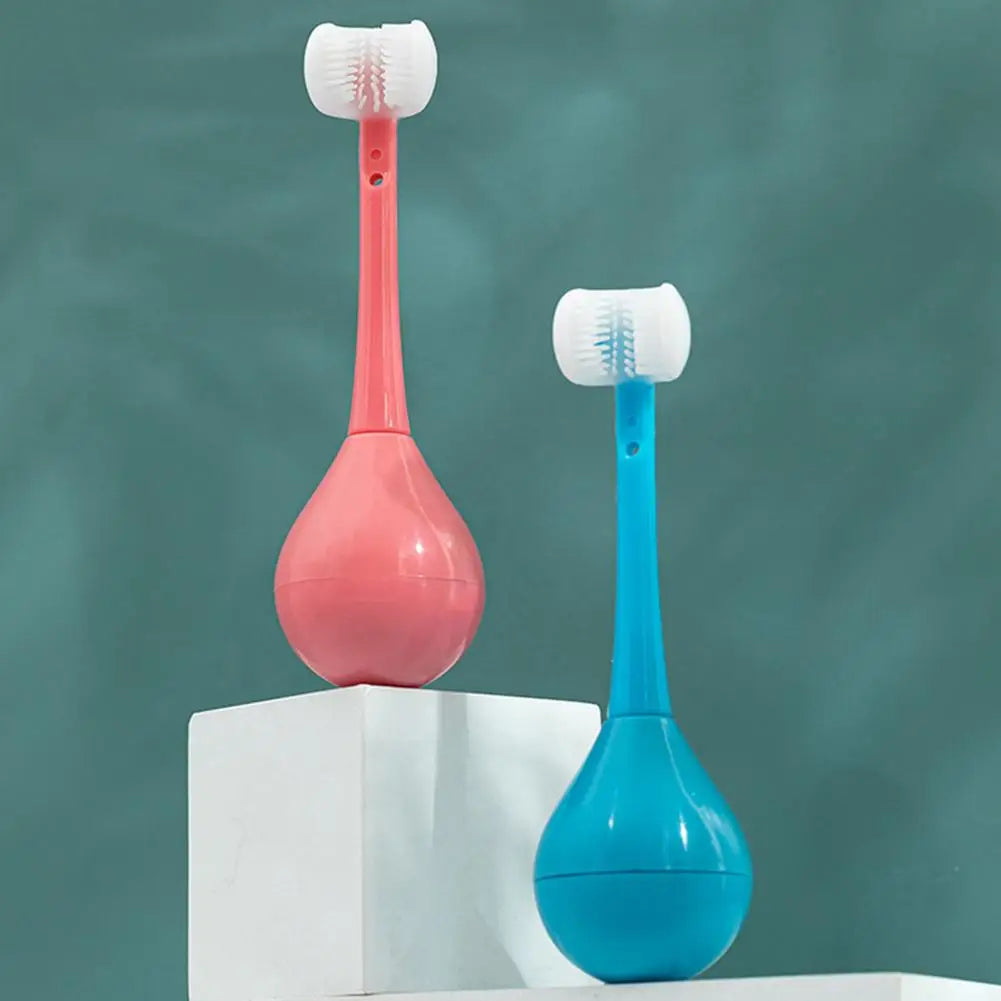 Three-Sided Toothbrush For Children