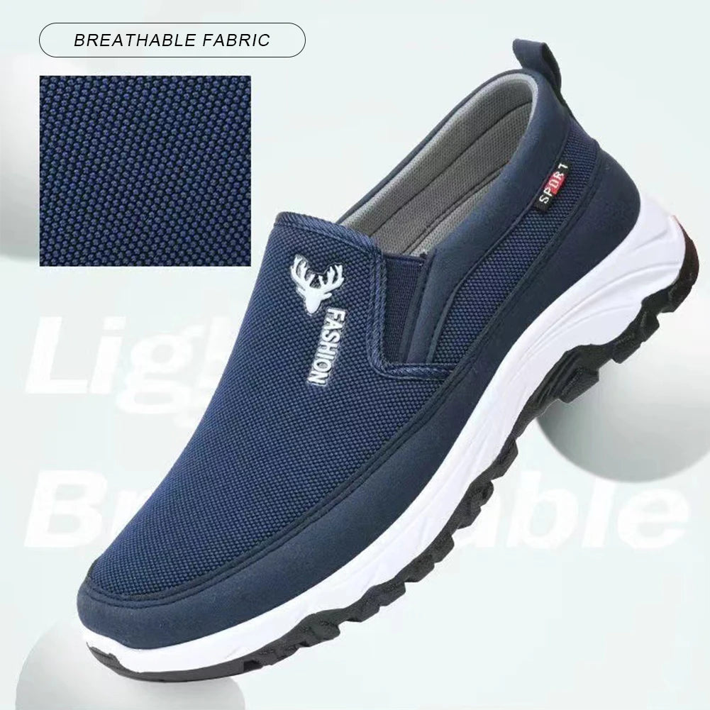 Lightweight Men's Breathable Slip-On Casual Walking Shoes