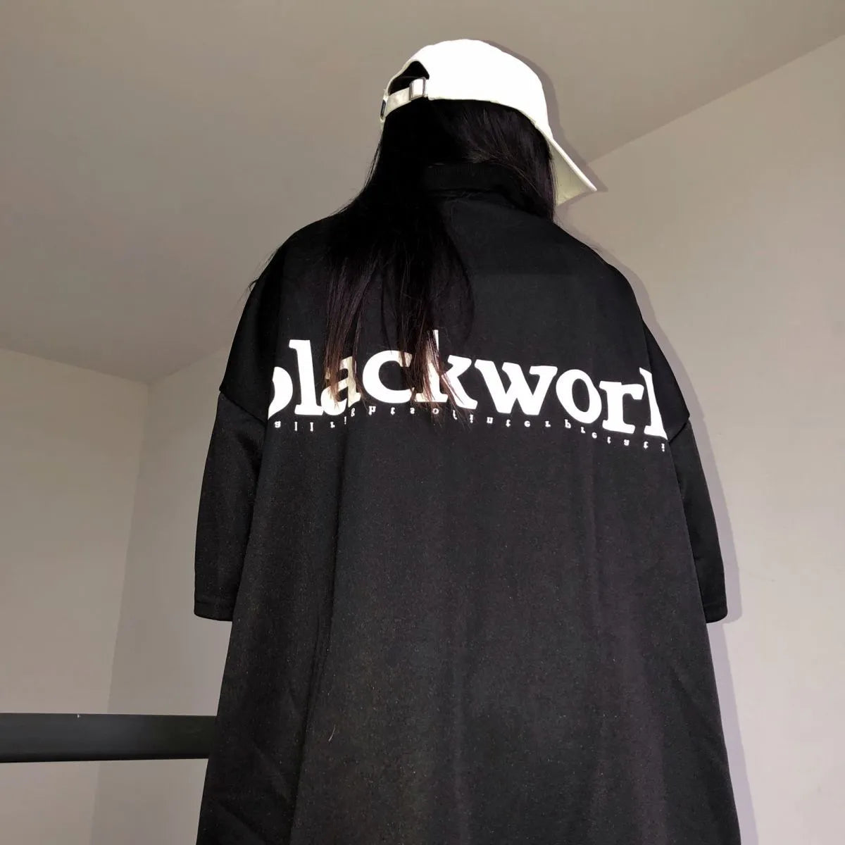 Women American Retro High Street Tees Vintage Long Sleeve Hip-hop