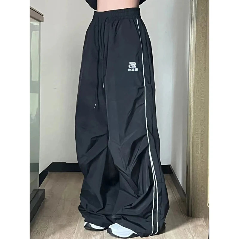 High Waist Casual Trousers American Hip Hop Pants