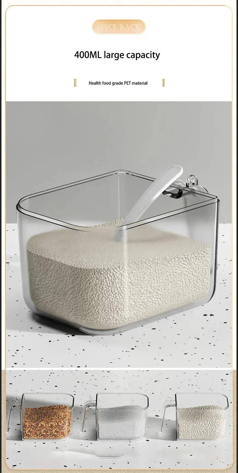 Wall Mount Spice Rack Organizer A1