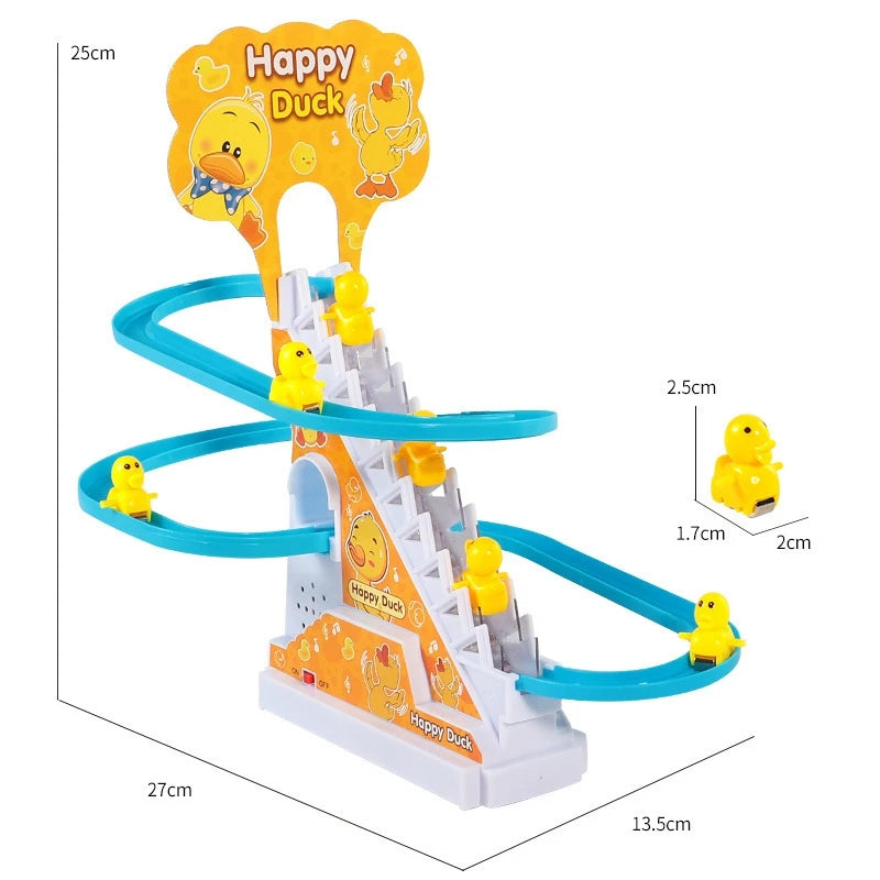 Electric Duck Climbing Stairs Toy 