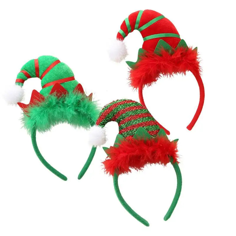 LED Christmas Elf Headband Party Accessory