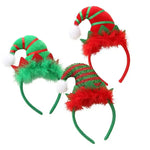 LED Christmas Elf Headband Party Accessory C / United States