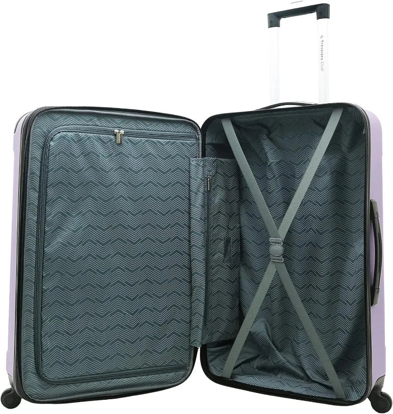 Club 4-Piece Luggage Travel Set, Expandable, Black