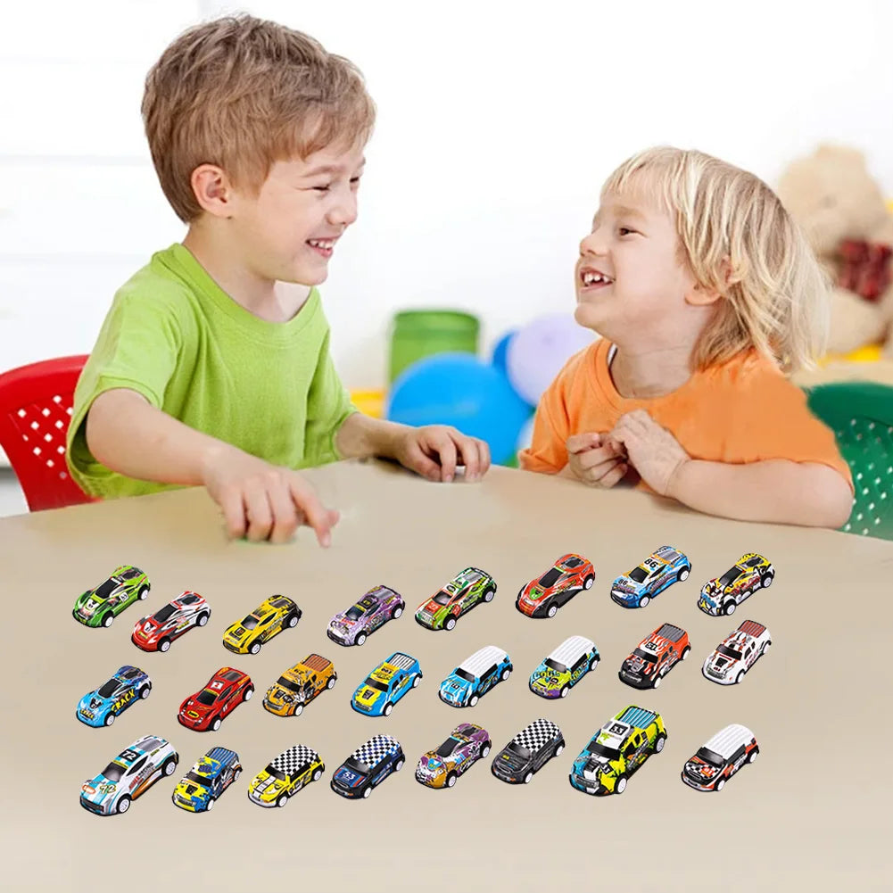 24-Day Car Advent Calendar Christmas Countdown Toy Set