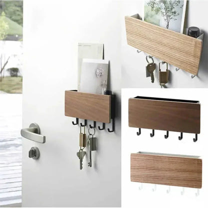 Wall Organizer Hooks Black
