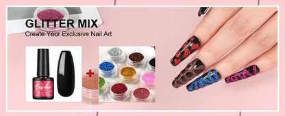 Acrylic Nail Kit with 36W UV LED Nail Lamp Base Top Coat Suitable for Nail Extension and Decoration Nail Tools Acrylic Kit / United States