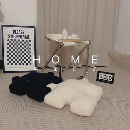 Puzzle Pillow Home Decoration 55cm brown