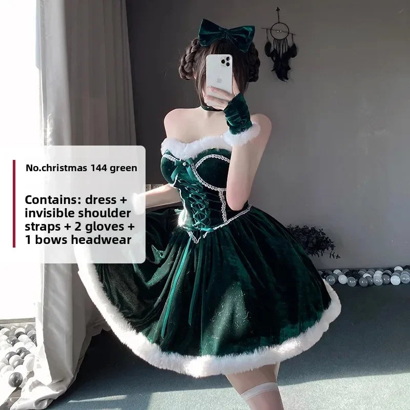 Christmas Rabbit Girl Cosplay Costume