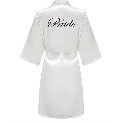 Mother Shower Gift Bridesmaid Wedding Short Robes As the photo show 1 / S