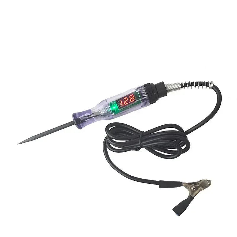 Universal Digital Display Car Truck Voltage Circuit Tester Circuit Tester Red