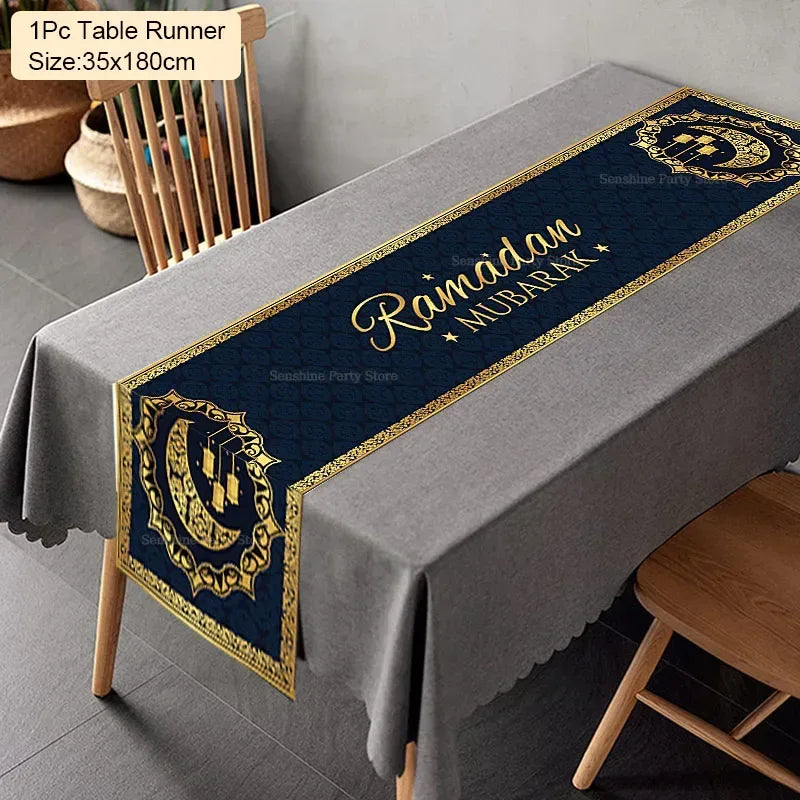 Tablecloth Table Runner Banner Balloons table runner-09