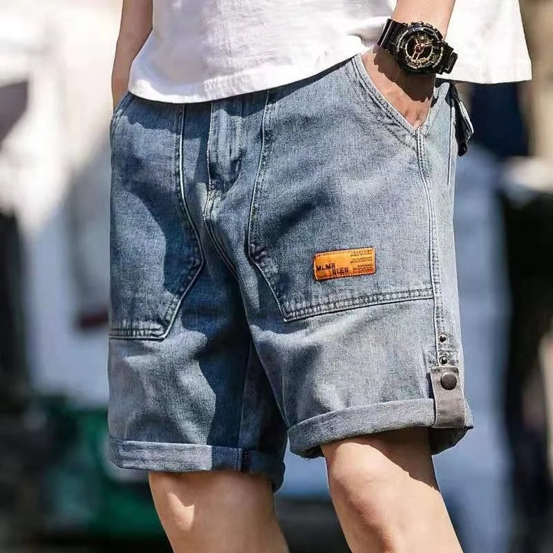 Short Loose Label Denim for men