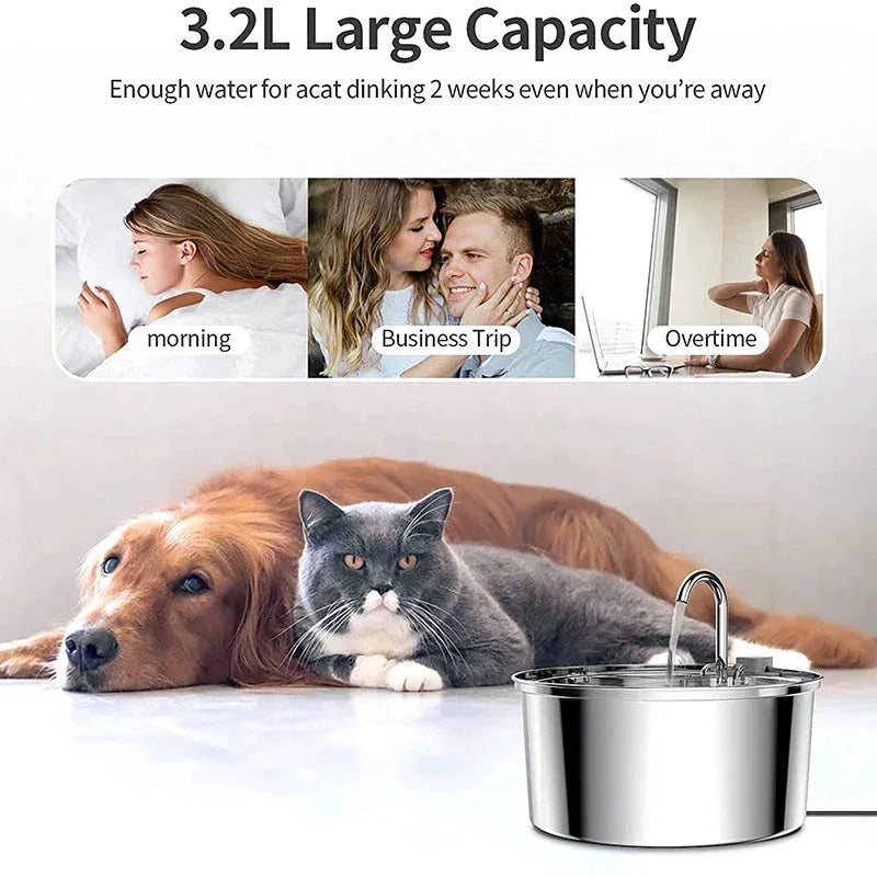 Automatic Drinker For Pet Water Dispenser 3.2L-Premium version