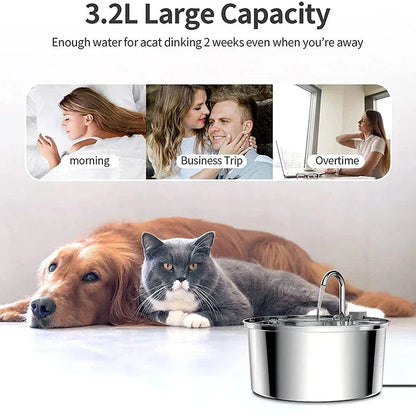 Automatic Drinker For Pet Water Dispenser 3.2L-Premium version