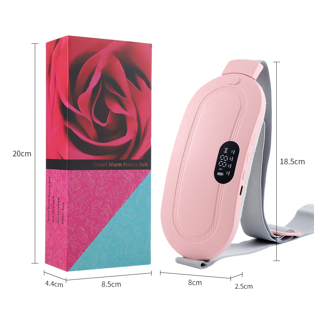 Electric Period Cramp Relief Massager with Heating Pad