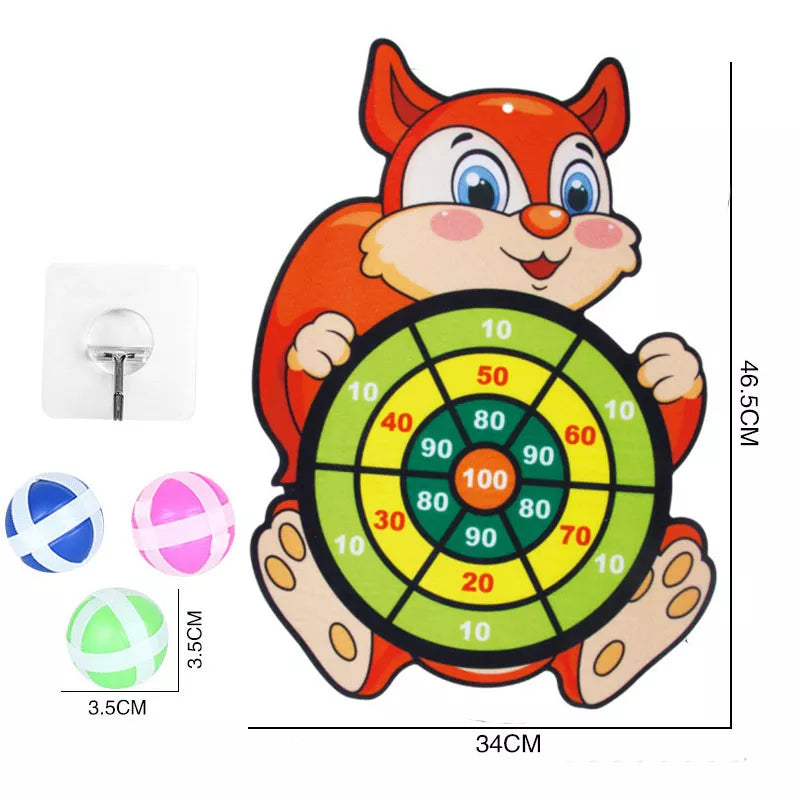 Animal Dart Board Sticky Ball