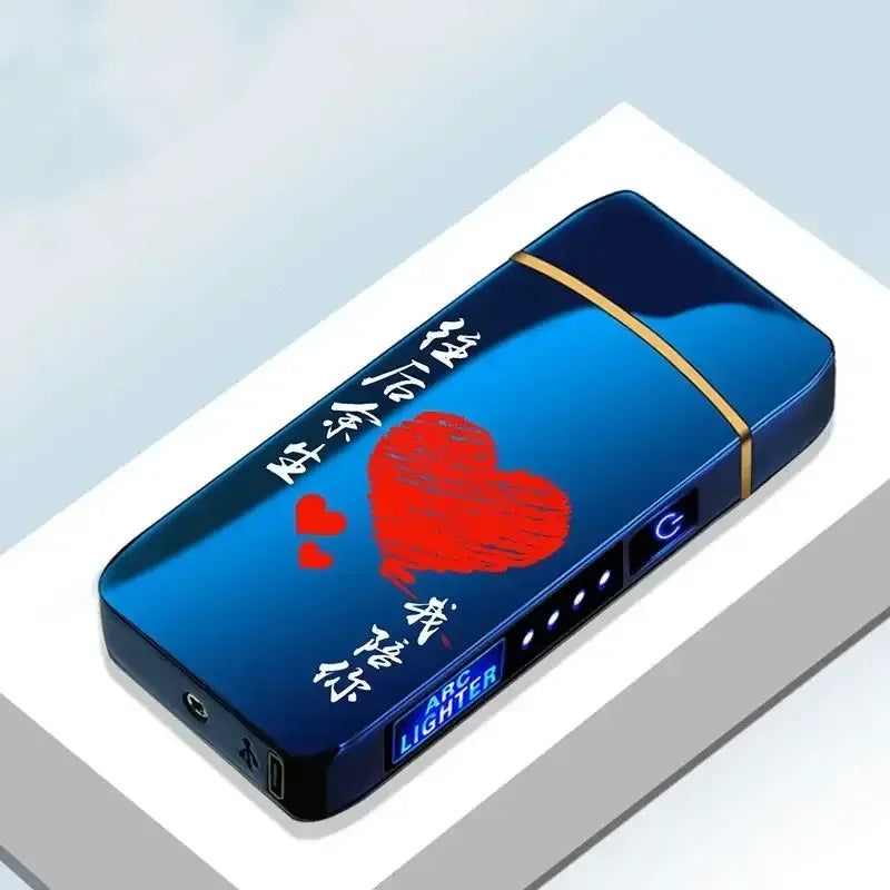 Windproof Metal Lighter A6-Blue-8