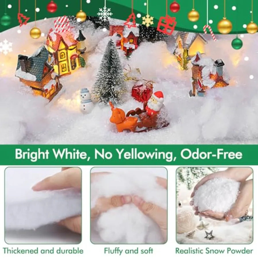 Christmas Fake Snow Blankets
