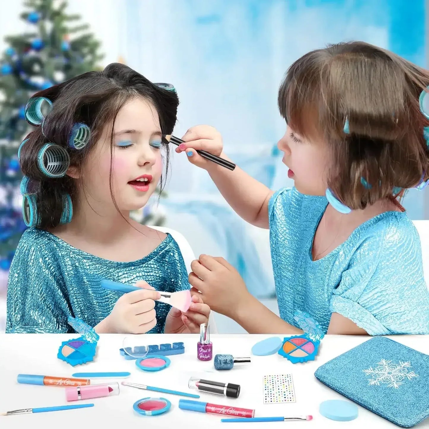Frozen Princess Kids Makeup Kit – Washable Real Makeup Set for Girls United States
