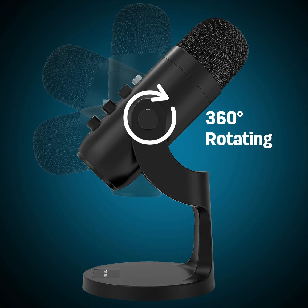 K66 USB Condenser Gaming Microphone