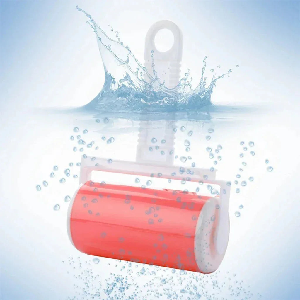 Sticky lint roller Green with cover