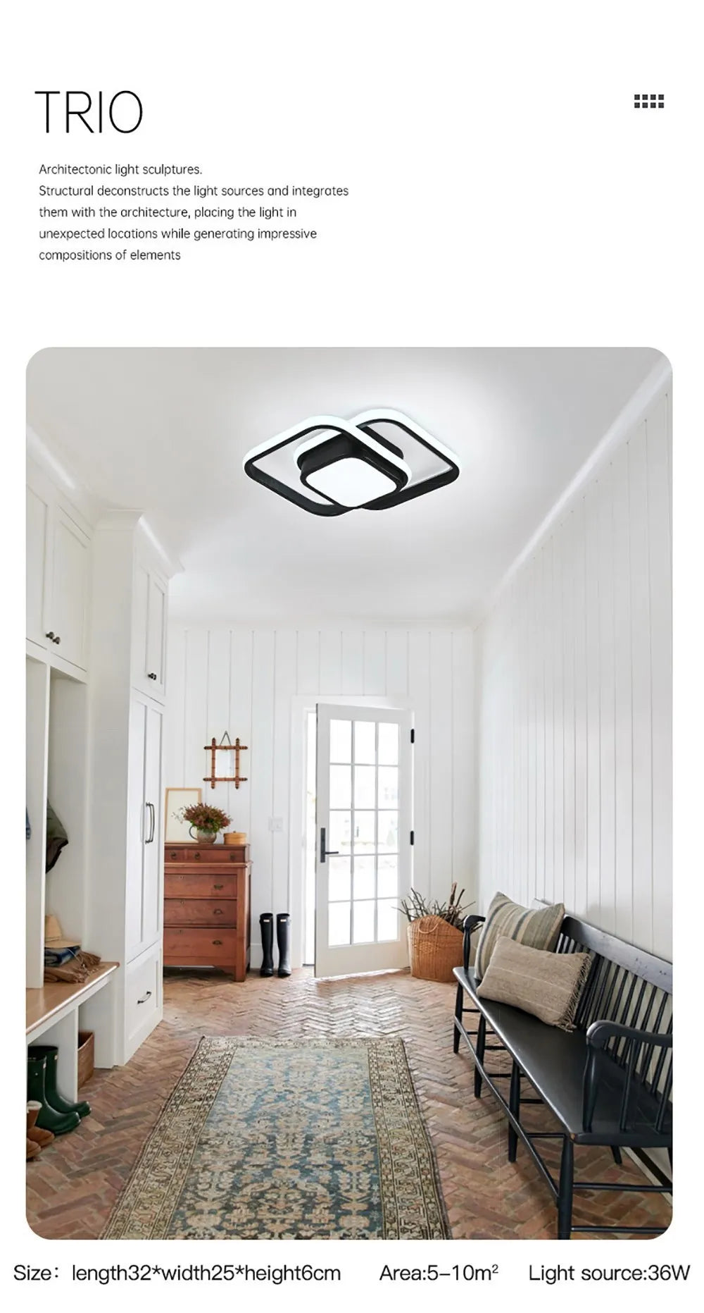 Modern LED Aisle Ceiling Lights