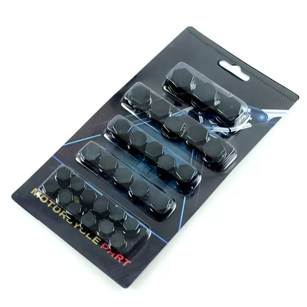 Motorcycle accessories Decoration nut Cover black