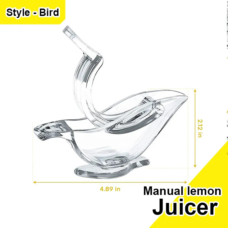 Acrylic Manual Lemon Slice Squeezer