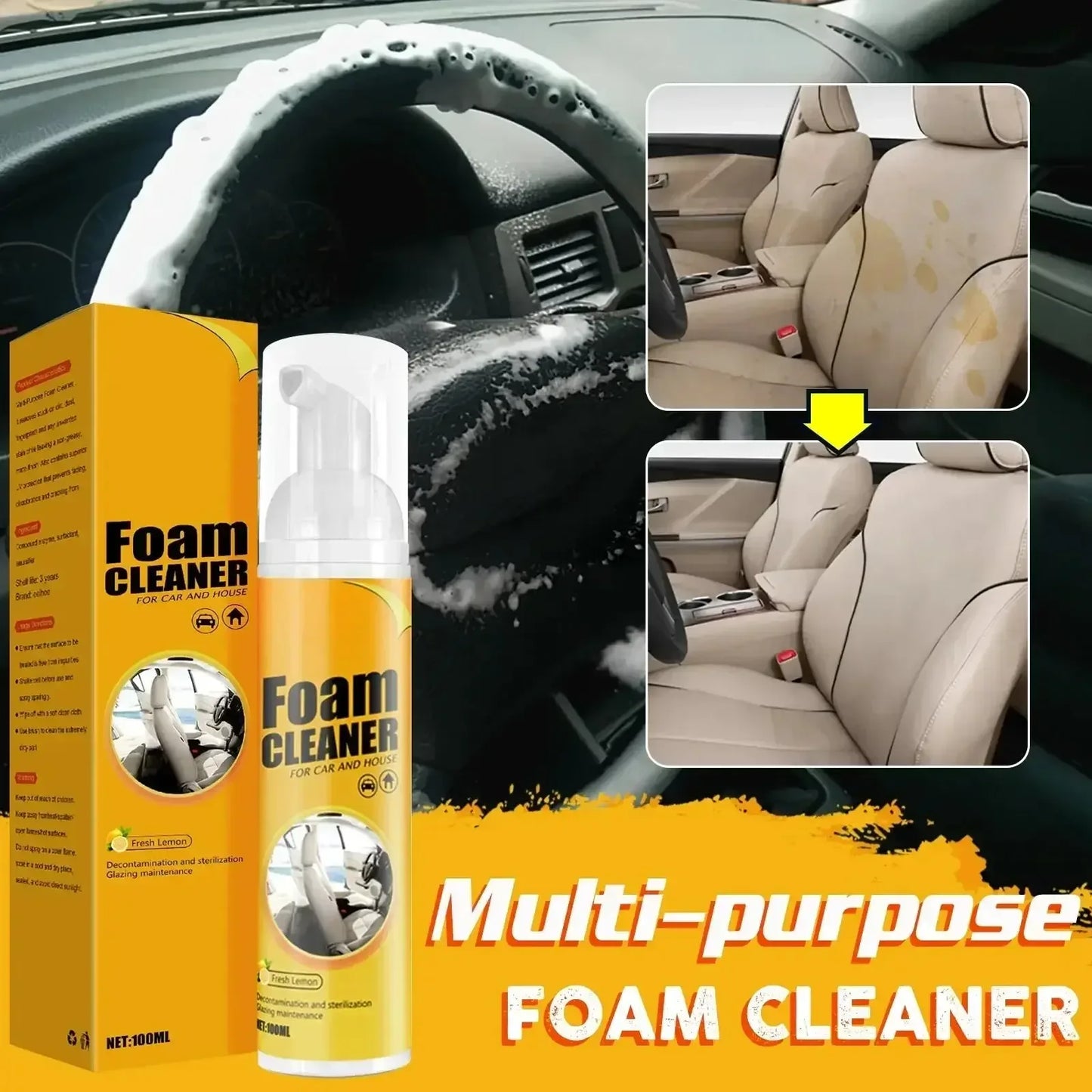 Multi-Purpose Foam Cleaner 100ml