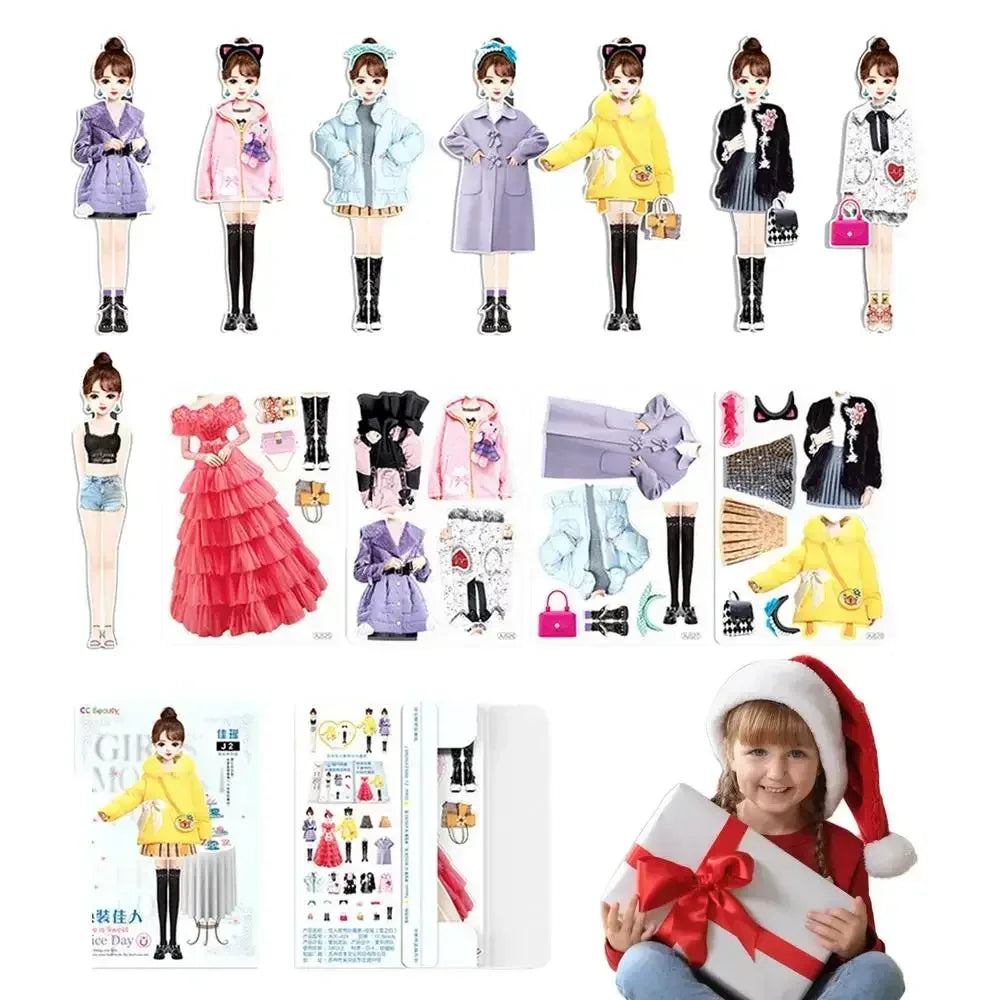Magnetic Princess Paper Dolls – Creative Dress-Up Playset with Magnetic Outfits Princess Jiayao / United States