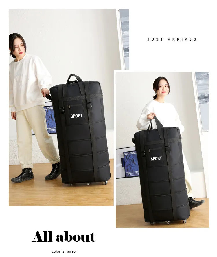 Foldable Luggage Moving Storage Bag Rolling Packing Cubes