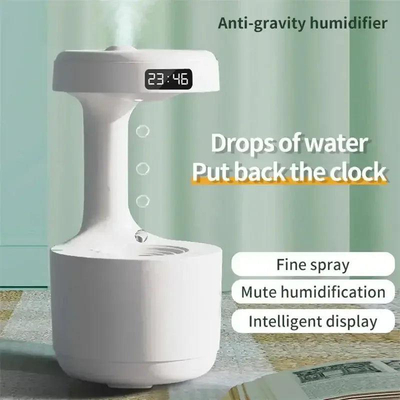Anti-Gravity Humidifier with Diffuser Black
