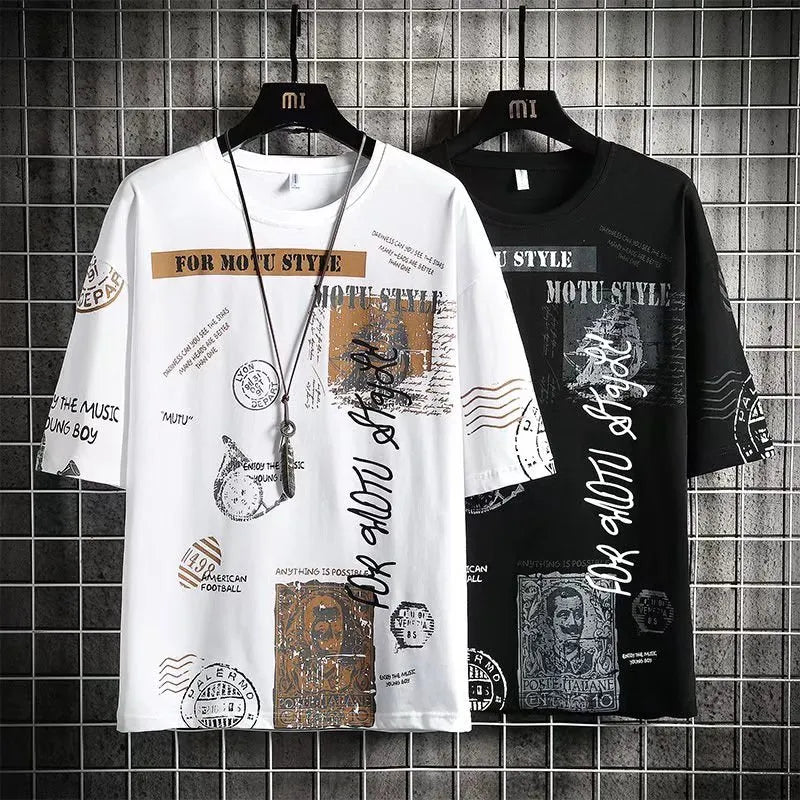 Summer Men's Graphic T Shirts Harajuku Fashion