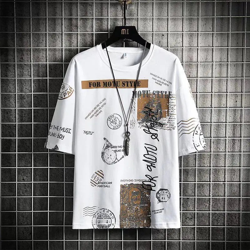 Summer Men's Graphic T Shirts Harajuku Fashion