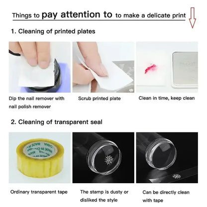 Silicone Transparent Nail Art E