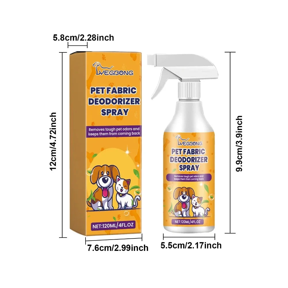 Pet Deodorant Spray cleans pet odors indoor air fresh and long-lasting deodorant