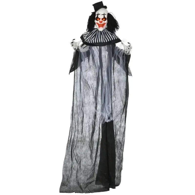 HOMCOM 6FT Life-Size Animated Halloween Decoration