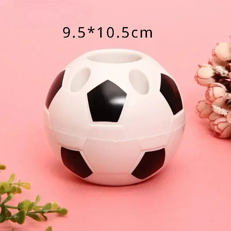 Soccer Shape Tool Supplies Pen Pencil Holder