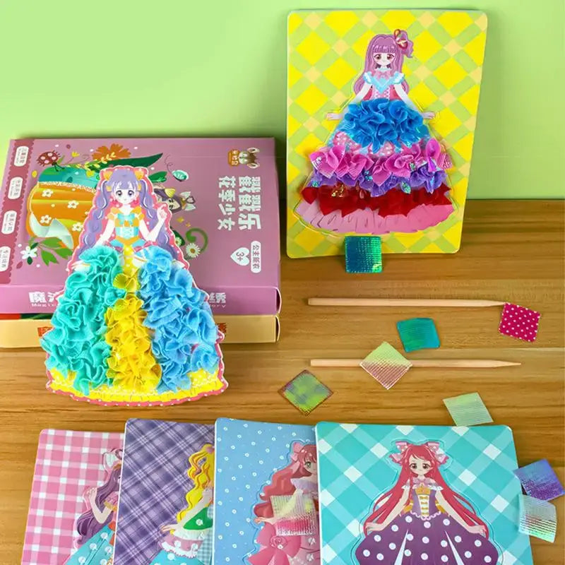 DIY Princess Painting & Sticker Craft Kit for Kids
