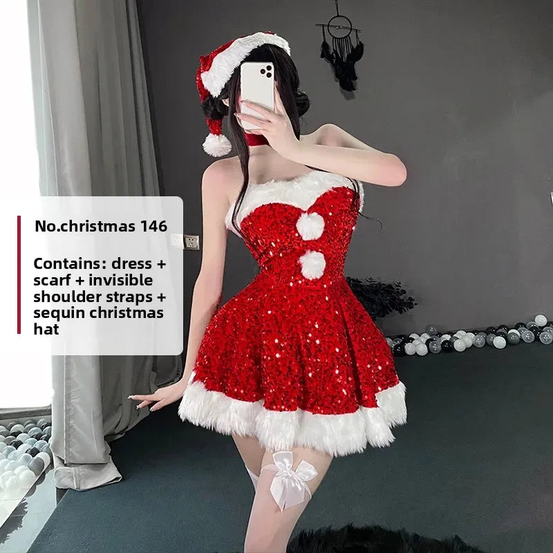 Christmas Rabbit Girl Cosplay Costume