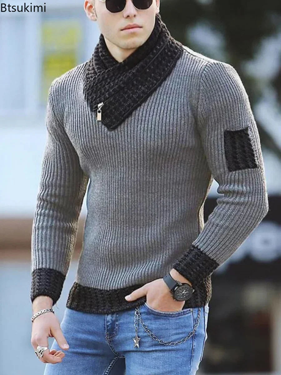 Knitted Sweater Wool Turtleneck