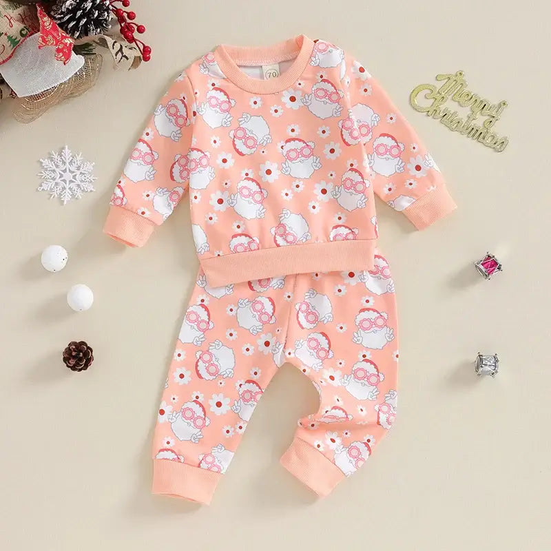 Infant Christmas Reindeer Outfit Pink / 2-3 Years / United States