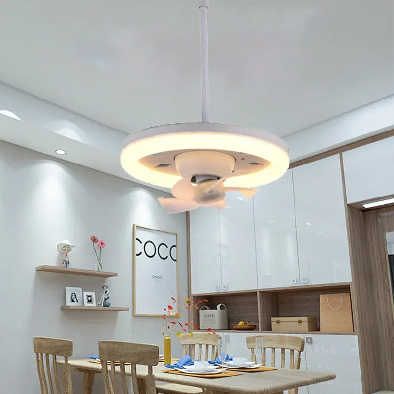 Fan Chandelier with Led Lights