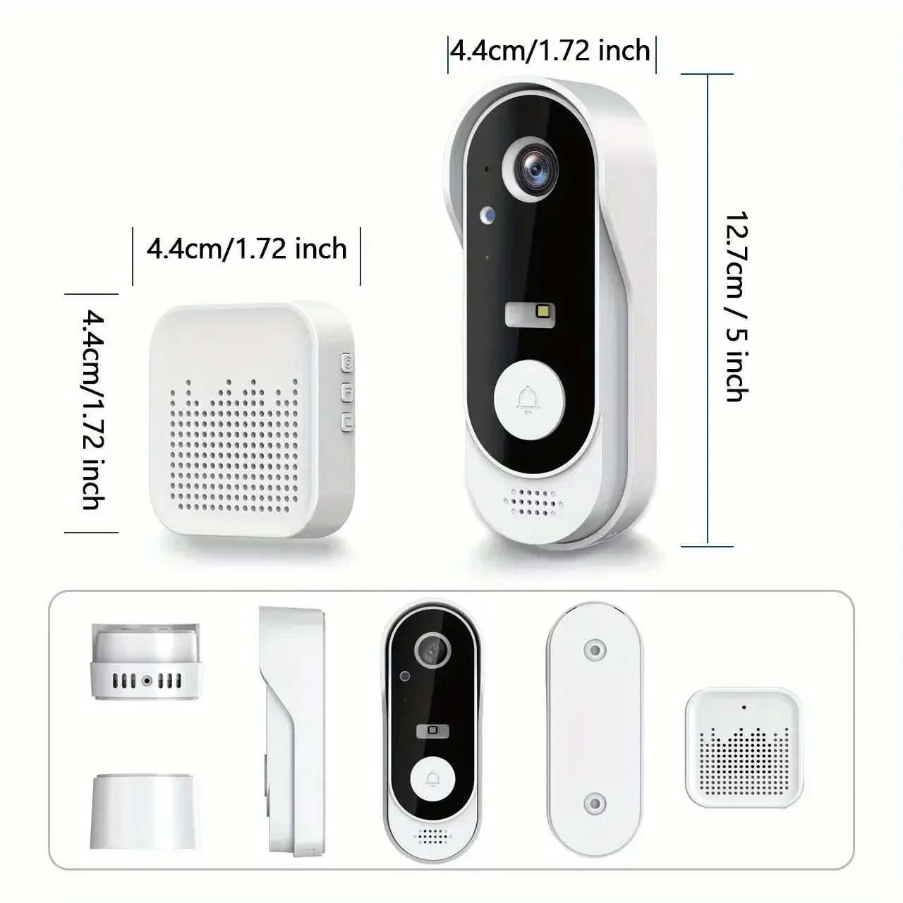 Wireless HD Doorbell Camera NO CARD / United States