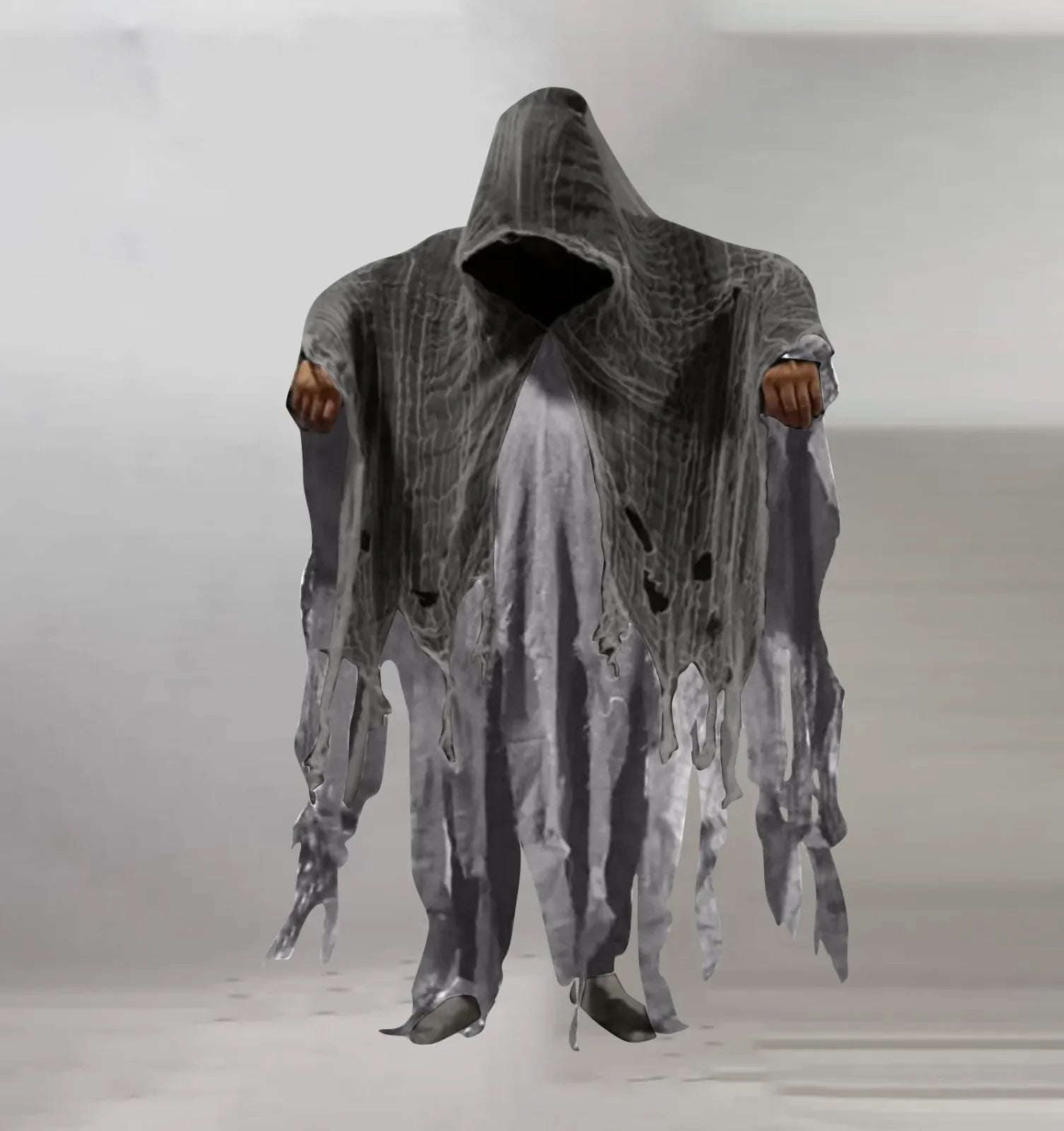 Unisex Halloween Ghost Dementor Hooded Cloak Costume