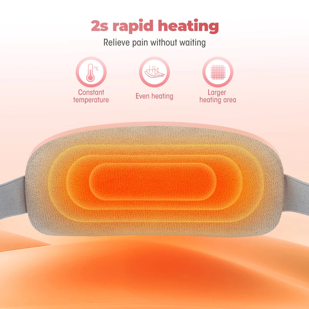 Electric Period Cramp Relief Massager with Heating Pad