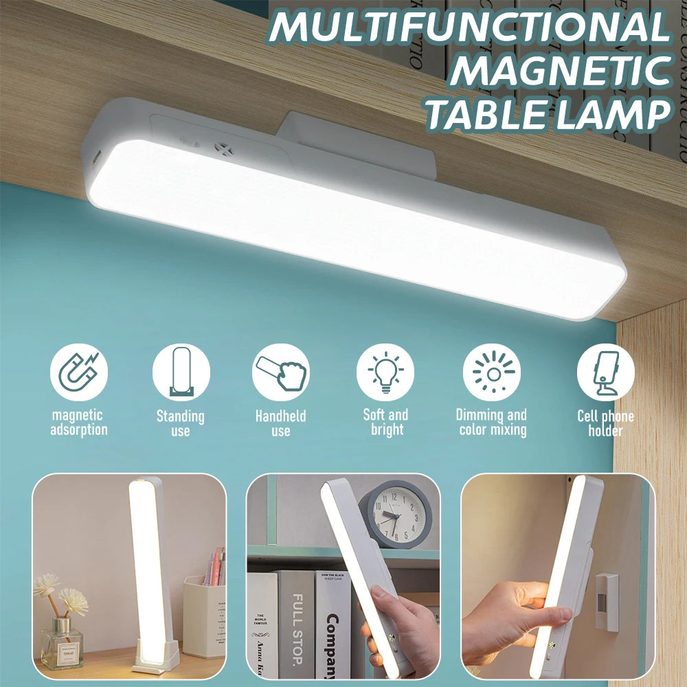 Magnetic USB Rechargeable LED Desk Lamp