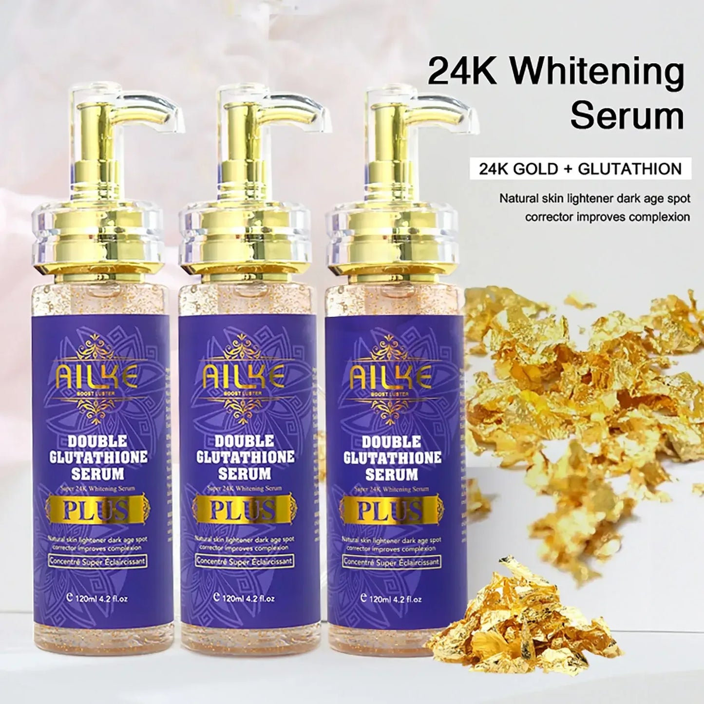 Skin Brightening and Radiance Enhancing Face and Body 3 Pack Serum / United States